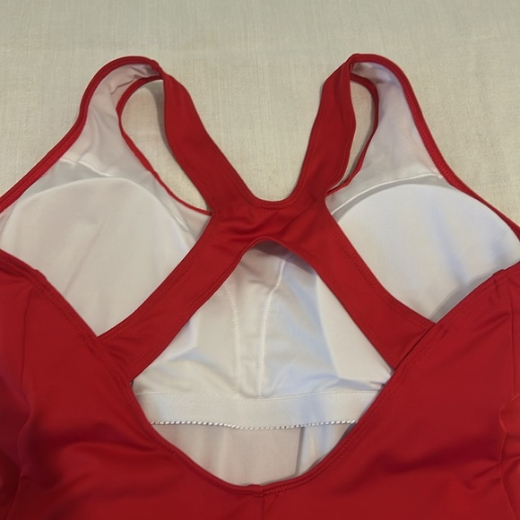 Baleaf Red Athletic Racerback UPF 50 One Piece Swimsuit Women Size 38 NWT - Picture 11 of 16